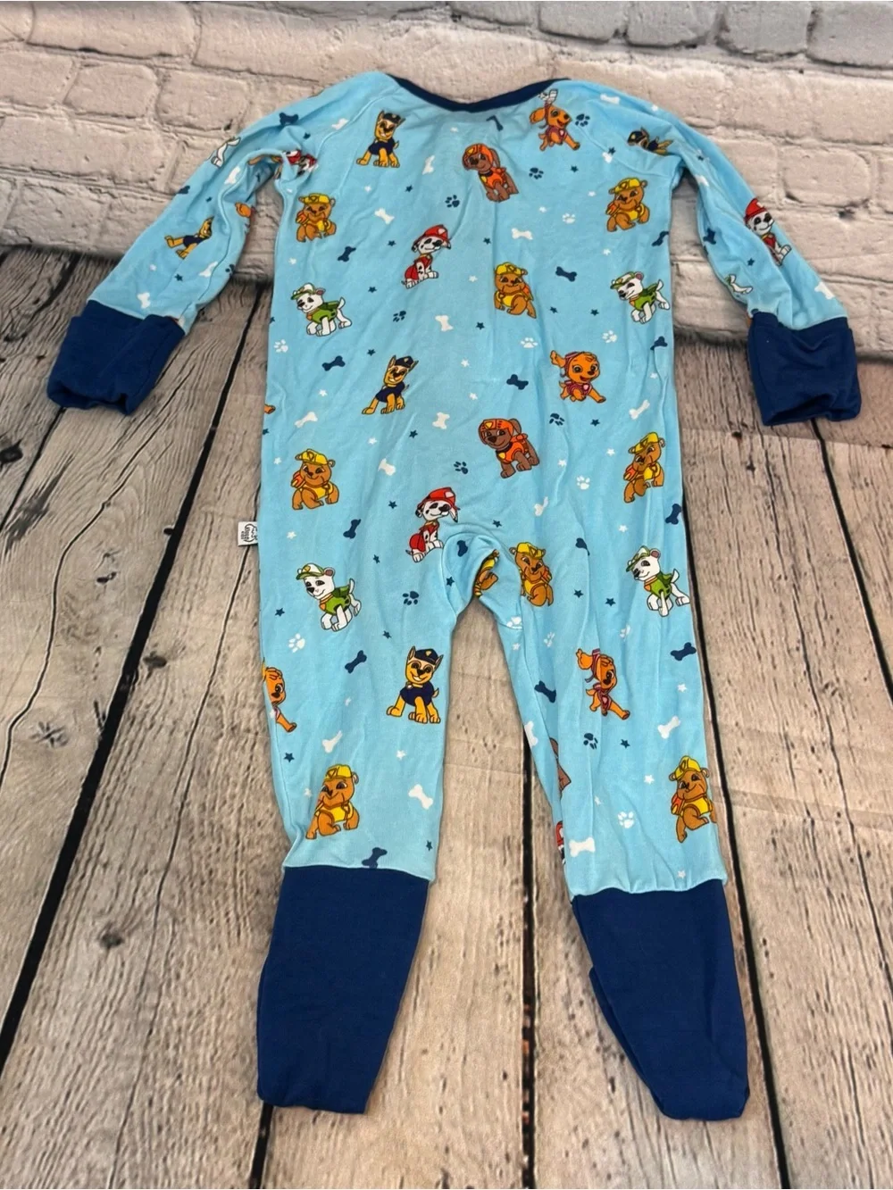 Kloudy Kids Paw Patrol Bamboo Zippie Romper
